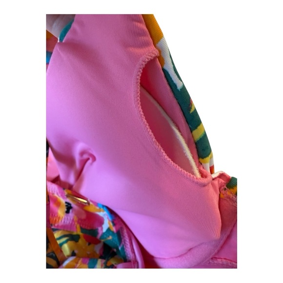 Anne Cole Women's Easy Triangle Tankini Swim Top Size 32C /34B Sunshine Floral - Picture 11 of 16